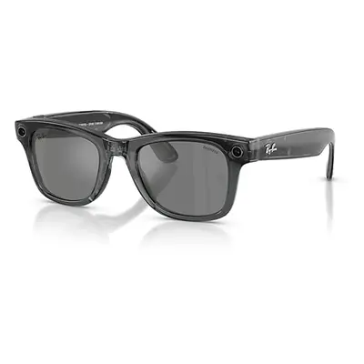 Ray-Ban Meta X Coperni Limited Editionai Glasses | Unisex Transparent Black Frame Grey Lenses 50