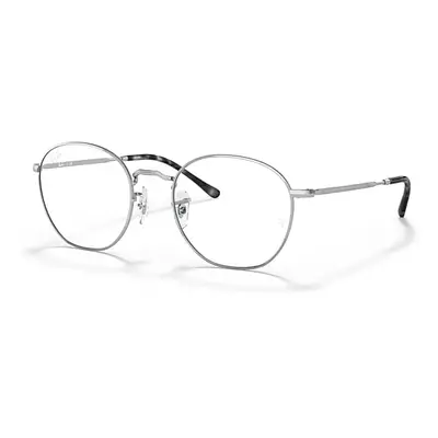 Ray-Ban Eyeglasses Unisex Rob Optics - Silver Frame Clear Lenses Polarized 52-20