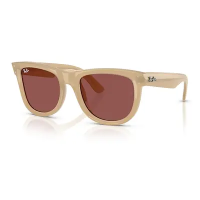 Ray-Ban Sunglasses Unisex Wayfarer Reverse - Opal Beige & Honey Frame Violet Lenses 50-22