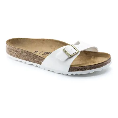 Birkenstock Madrid BS Patent White Narrow Fit