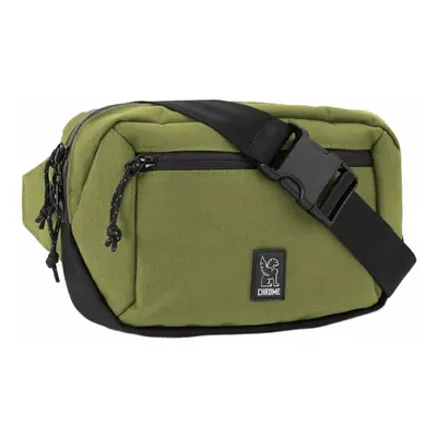 Chrome Ziptop Waistpack Olive Branch