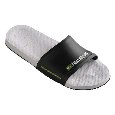 Havaianas Slide Brasil White/Black