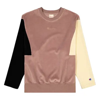 Champion Velour Colour Block Sweatshirt