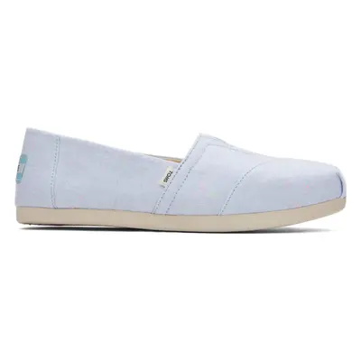 Toms Alpargata Light Blue Speckled Linene Wmn