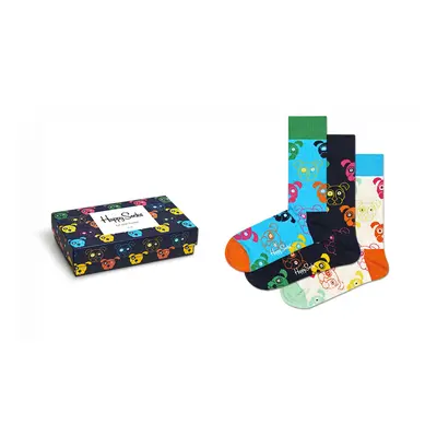 Happy Socks 3-Pack Mixed Dog Socks Gift Set