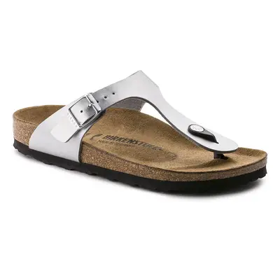 Birkenstock Gizeh Birko-Flor Silver Narrow Fit