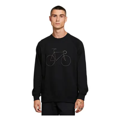 Dedicated Sweatshirt Malmoe Rainbow Bicycle Black