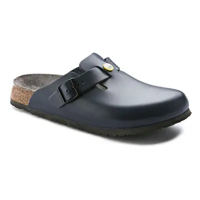 Birkenstock Boston ESD Natural Leather Narrow Fit