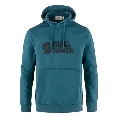 Fjällräven Logo Hoodie Deep Sea