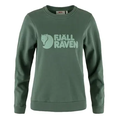 Fjällräven Logo Sweater W Deep Patina - Misty Green