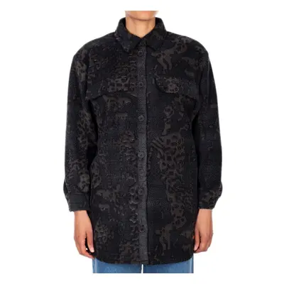 IrieDaily Fluffle Overshirt Black-anthra