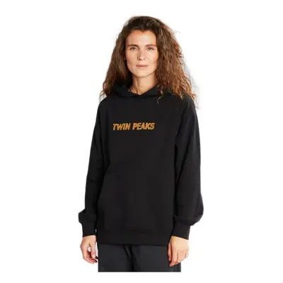 Dedicated Hoodie Sundborn Twin Peaks Logo Oat White