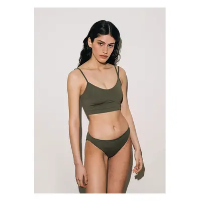 Norba Split Swim Top Green