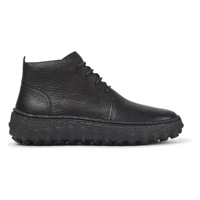 Camper Ground Black Ankle Boots