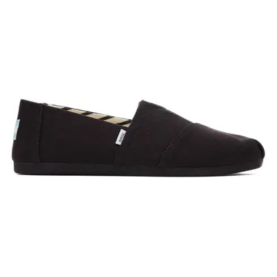 Toms Alpargata Black/Black Recycled Cotton Canvas Wmn