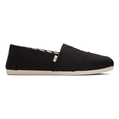 Toms Alpargata BLack Recycled Cotton Canvas