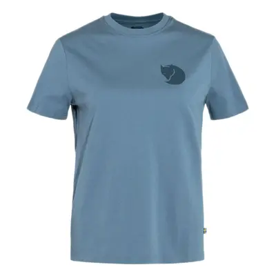 Fjällräven Fox Boxy Logo Tee W Dawn Blue