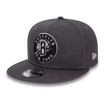 New Era Brooklyn Nets NBA Seasonal Infill Grey 9FIFTY Snapback Cap