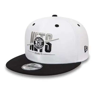 New Era Brooklyn Nets Crown White 9FIFTY Snapback Cap