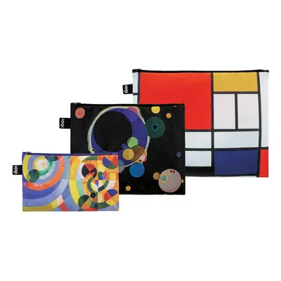 Loqi Mondrian, Kandinsky, Delaunay - Recycled Zip Pockets