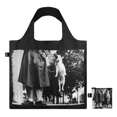 Loqi Elliott Erwitt - Dog Jumping Recycled Bag