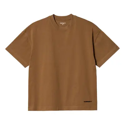 Carhartt WIP S/S Link Script T-Shirt Hamilton Brown