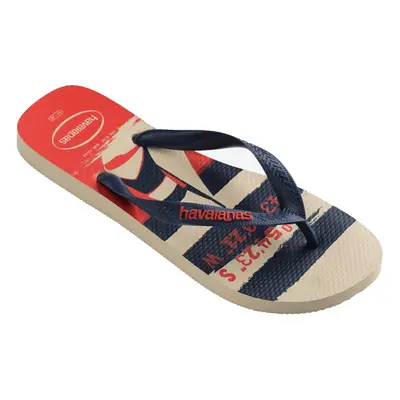 Havaianas Top Nautical Beige Straw Navy