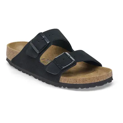 Birkenstock Arizona Suede Leather Black Narrow Fit