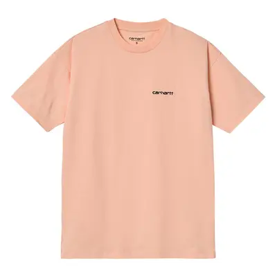 Carhartt WIP W S/S Script Embroidery T-S Grapefruit