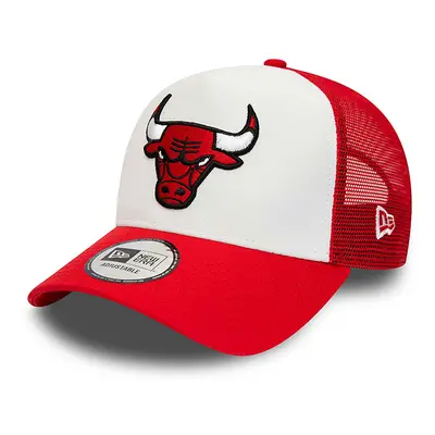 New Era Chicago Bulls Team Colour Red A-Frame Trucker Cap