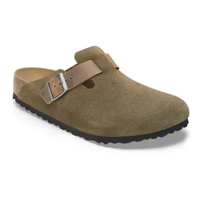 Birkenstock Boston Mixed Leather Narrow Fit