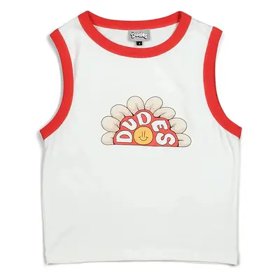 The Dudes Flowa Women Tank Top Off-White