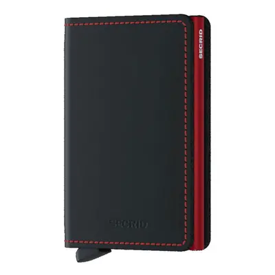 Secrid Slimwallet Matte Black & Red