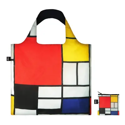 Loqi PIET MONDRIAN Composition with Red, Yellow, Blue and Black Recycled Bag