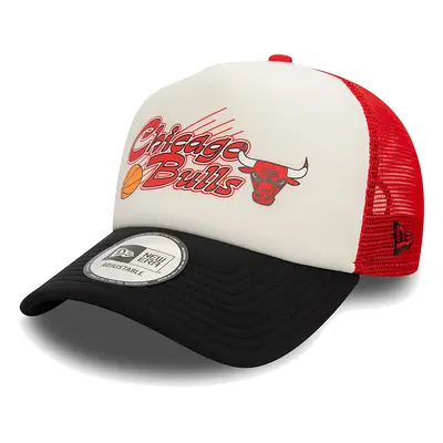 New Era Chicago Bulls NBA Graphic Red 9FORTY E-Frame Adjustable Trucker Cap