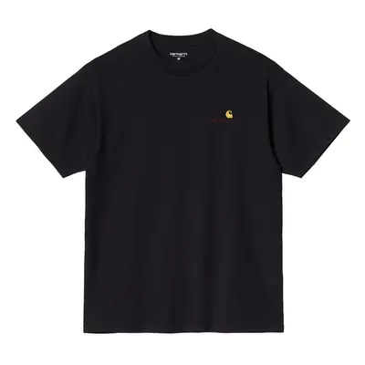 Carhartt WIP S/S American Script T-Shirt Black