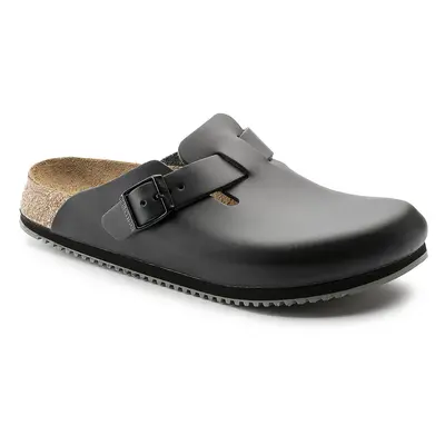 Birkenstock Boston Super Grip Leather Narrow Fit