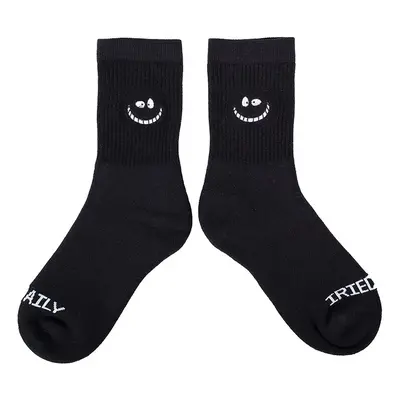 IrieDaily Grin Cat Sock Black