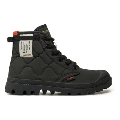 Palladium Pampa Re-Quilted Black