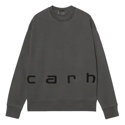 Carhartt WIP Felt Script Sweat Black