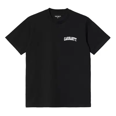 Carhartt WIP S/S University Script T-Shirt Black White