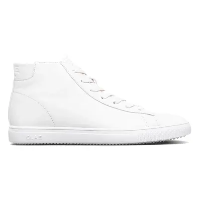 Clae Bradley Mid Tripple White Leather