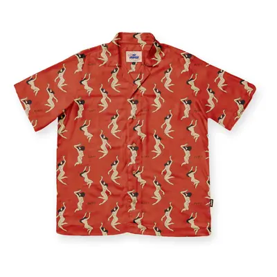 The Dudes Ladies Red Hawaiian Shirt