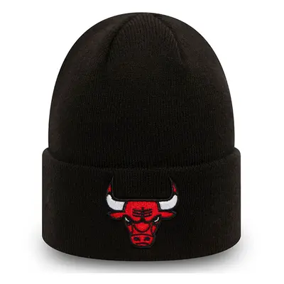 New Era Chicago Bulls Essential Black Cuff Beanie Hat