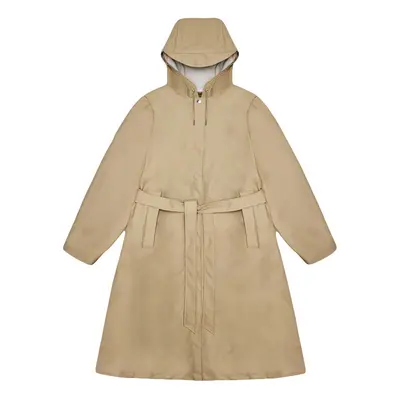 Rains A-Line Longer W Jacket Sand