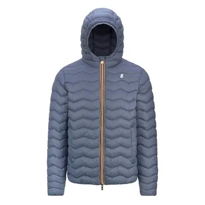 K-Way Jack Quilted Warm Grey Blue Avio