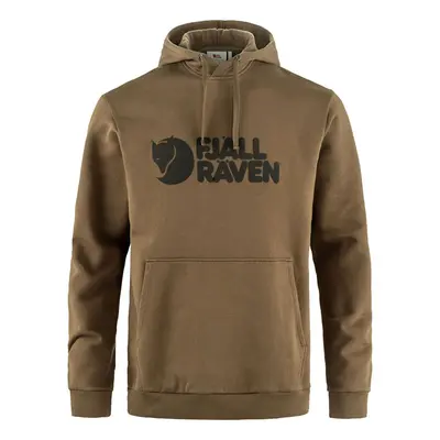 Fjällräven Logo Hoodie Wood Brown