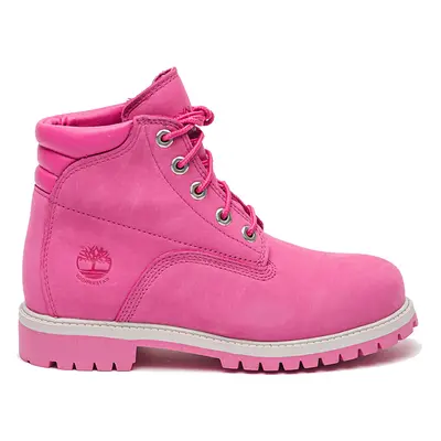 Timberland In Premium WP Boot Junior Pink Nubuck