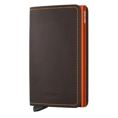 Secrid Slimwallet Matte Trufﬂe & Orange