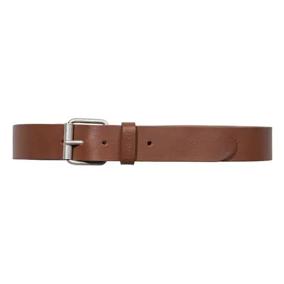 Carhartt WIP Script Belt Leather Cognac Silver